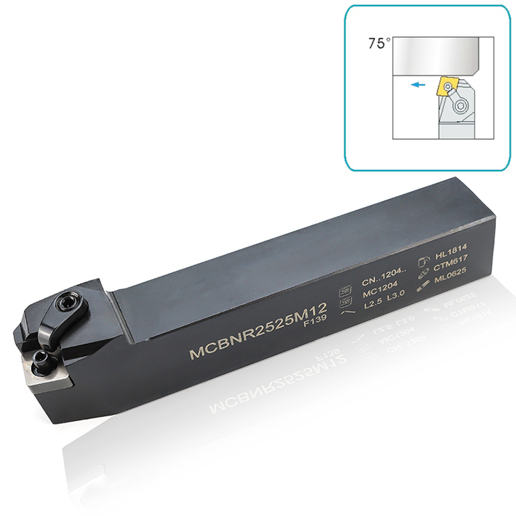 Sandhog Indexable External Turning Tool Holder for CNC Lathe Cutting Toolholder MCBNR2525M12