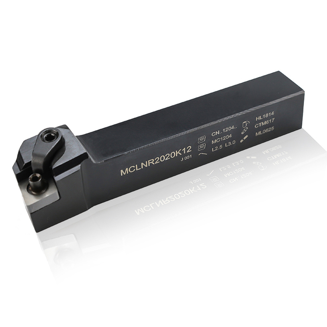 Sandhog CNC Machine Cutting Tool Tungsten Carbide Insert External Turning Tool Holder MCLNR2020K12