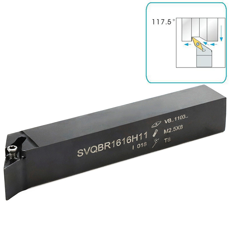 Sandhog CNC Lathe Machine Cutting Tool Holder Tungsten Carbide Insert Turning Tools