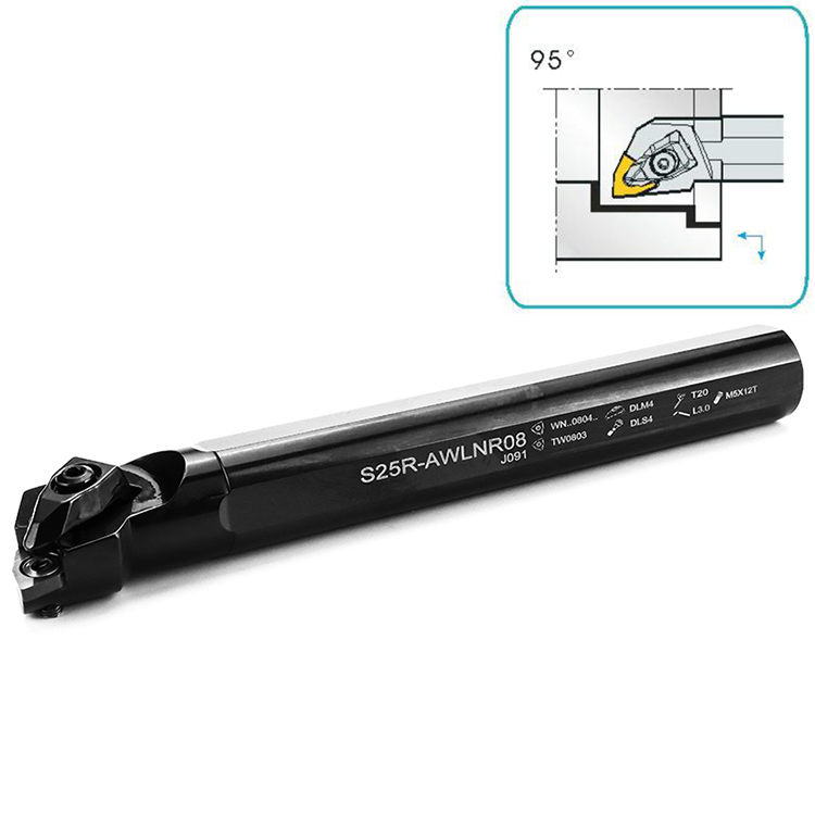 Sandhog Internal cutting tool holder with coolant holes Lathe boring bar
